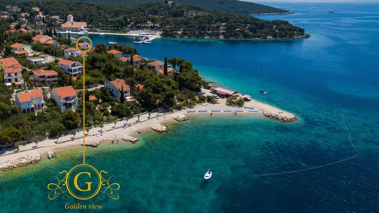 Golden View Luxury Apartment Maslinica Bagian luar foto